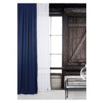 Massarelli Lacivert 1-2.5 Orta Sık Pile 100x260 cm Fon Perde