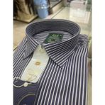 Massaro Cotton Pamuk Gomlek - Mor - Beyaz - Lila
