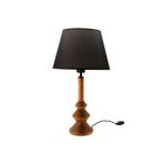 Massello Desıgn Elegante Ahşap Abajur, Masa Lambası, Ceviz