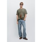 Massimo Dutti 100% cotton short-sleeved T-shirt