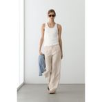 Massimo Dutti %100 keten relaxed fit pantolon