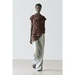 Massimo Dutti Asimetrik drapeli bluz