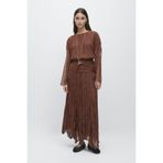 Massimo Dutti Büzgülü korse kemerli bluz
