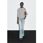 Massimo Dutti Çizgili %100 pamuklu t-shirt