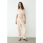 Massimo Dutti Dokulu açık omuz bluz