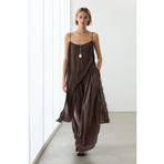 Massimo Dutti Dökümlü şort etek total look