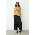 Massimo Dutti Drape yakalı dökümlü bluz