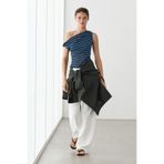 Massimo Dutti Drapeli çizgili pamuklu top