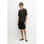 Massimo Dutti Düğme detaylı pamuklu polo t-shirt