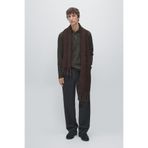 Massimo Dutti Fitilli detaylı uzun kollu polo yaka t-shirt