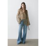 Massimo Dutti Floaty animal print blouse