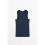 Massimo Dutti Halter pamuk karışımlı t-shirt