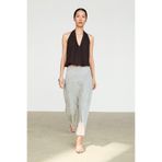 Massimo Dutti Halter yaka elastik kesim pamuklu bluz