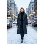 Massimo Dutti Kaban,m Beden,boy 1.15 M, Kol Boyu 50 Cm,gri Antrasit Karışımı Renk
