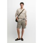 Massimo Dutti Keten bermuda şort