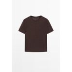 Massimo Dutti Keten kısa kollu tişört