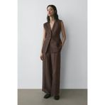 Massimo Dutti Keten klasik yelek