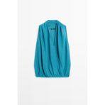 Massimo Dutti Keten kruvaze bluz