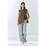 Massimo Dutti Keten melanj yelek
