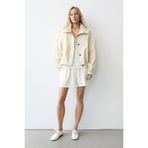 Massimo Dutti Keten total look kısa bermuda şort