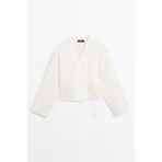 Massimo Dutti Kısa dokulu total look kimono