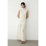 Massimo Dutti Kombine örgü midi elbise