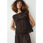 Massimo Dutti Kroşe örgü bluz