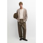 Massimo Dutti Linen button-down knit cardigan