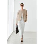 Massimo Dutti Melanj detaylı bomber ceket
