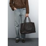 Massimo Dutti Napa deri büyük tote çanta