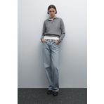 Massimo Dutti Orta bel geniş paça jean