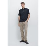 Massimo Dutti Pamuk Karışımlı Kısa Kollu Polo Yaka T-shirt