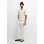 Massimo Dutti Pamuklu akışkan triko polo yaka t-shirt