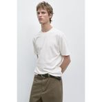 Massimo Dutti Pamuklu triko t-shirt