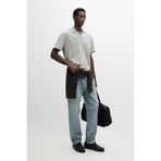 Massimo Dutti Pamuklu V yaka polo t-shirt