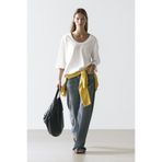 Massimo Dutti Pot yaka %100 pamuklu t-shirt