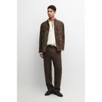 Massimo Dutti Soluk efektli total look keten ince ceket