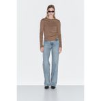Massimo Dutti Yuvarlak kenarlı uzun kollu t-shirt