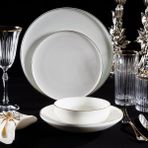 Massimo Elegant Gold 6 Kisilik 24 Parca Yemek Takimi