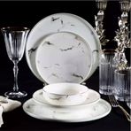 Massimo Marble Gold 6 Kişilik 24 Parça Yemek Takımı