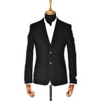 Massimo Rossi Erkek Tek Spor Ceket Çift Yırtmaçlı Gofre BGL-ST03587 - Siyah - 50