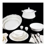 Massimo Rumi Platin 60 Parça Yemek Takımı