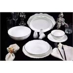 Massimo Victoria Silver 56 Parça Yemek Takımı