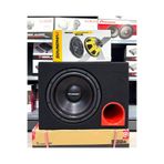 Massive Sx-Aks 12Pro Kabinli 30 Cm Subwoofer Bas Bufır 1500wat-400w Rms Maximum Power