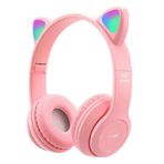 Mastek P47M Pembe Kedi Kulak Bluetooth Kulaklık