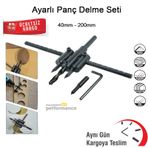 Master 40-200 Ayarlı Panç Delme Seti