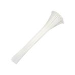 Master 505358 Plastik Kablo Bağı Cırt Kelepçe 4.8x200 Mm Beyaz 100 Adet