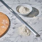 Master Chef MasterChef Paslanmaz Alüminyum Düz Oklava - Gri - 76 cm