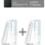 Master Colorist 2'li Tüp Boya 60 ml - 6.11 Yoğun Küllü Koyu Kumral