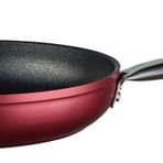 Master Daily Titanium 24Cm Tava, Çelik Sap Metalik Kırmızı